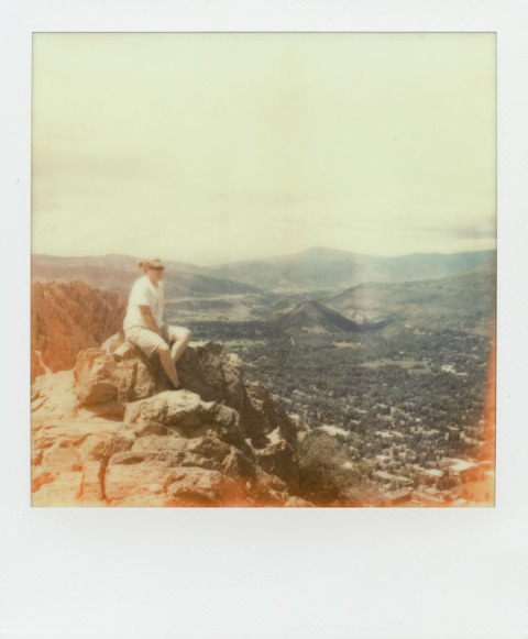 On top of The Yute - Aspen, CO - Impossible Project PX-70 COOL